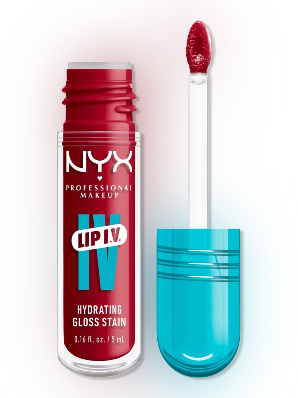 NYX Lip IV Hydrating Gloss Stain - Drippin In Rose, NEW